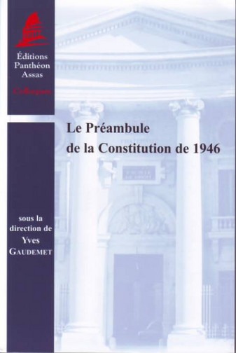 LE PRÉAMBULE DE LA CONSTITUTION DE 1946