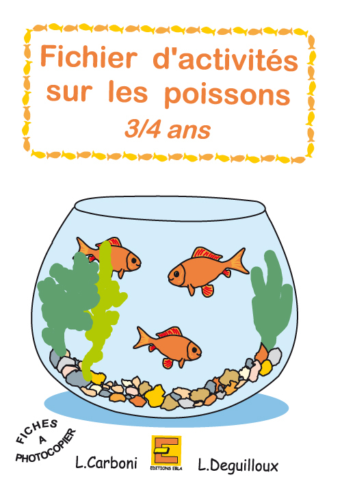 Fiches d'activités sur les poissons 3/4 ans