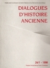 Dialogues d'histoire ancienne