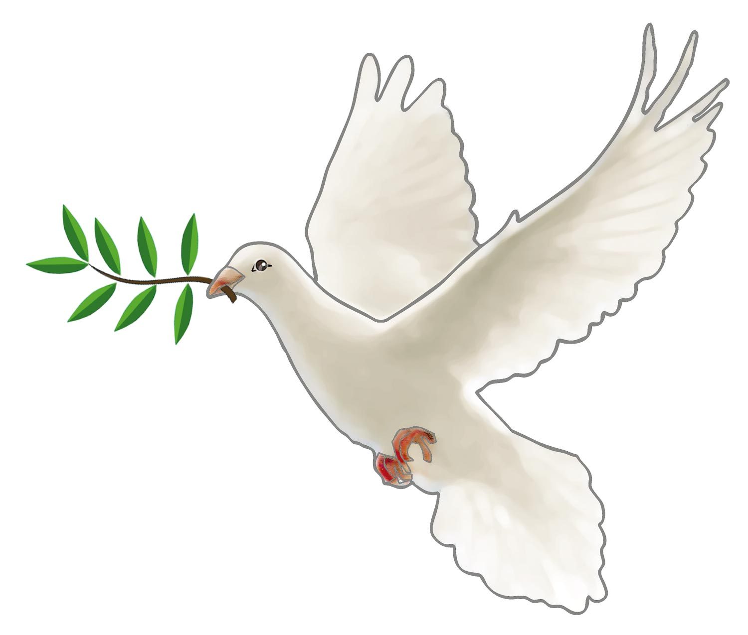 Autocollant Colombe de la Paix