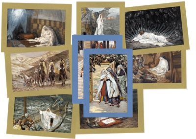 Images saintes - évangiles par lot de 10