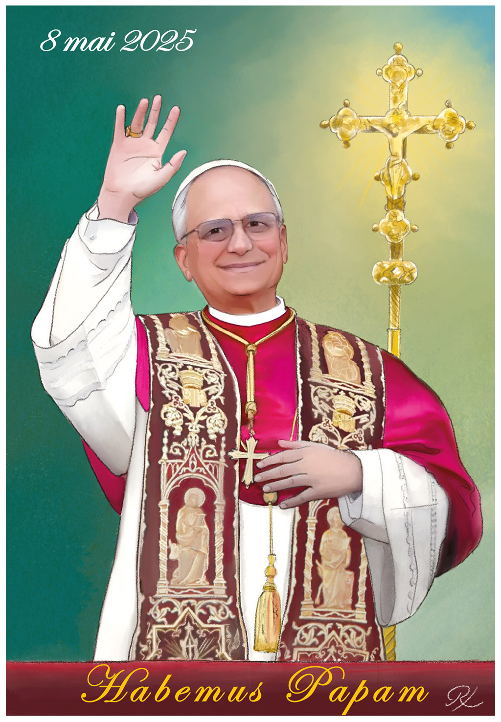 Portrait Léon XIV au Vatican