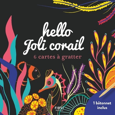 Cartes à gratter hello joli corail