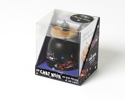 Coffret Mug une pause chat noir