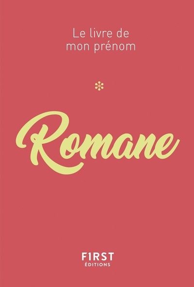 Romane - Le livre de mon prénom