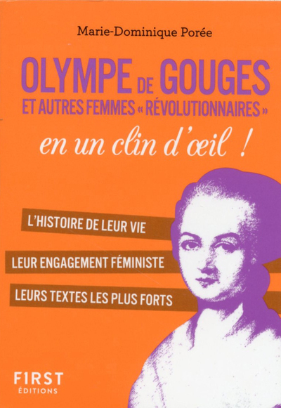 Petit Livre Olympe de Gouges et les femmes de la Révolution en un clin d'&frac12;il