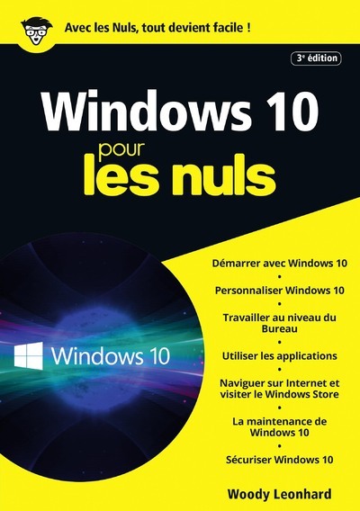 Windows 10, 3e édition MégaPoche Pour les Nuls
