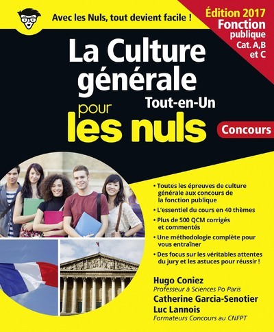 La Culture générale Tout en un Pour les Nuls Concours - Fonction publique Cat. A, B et C