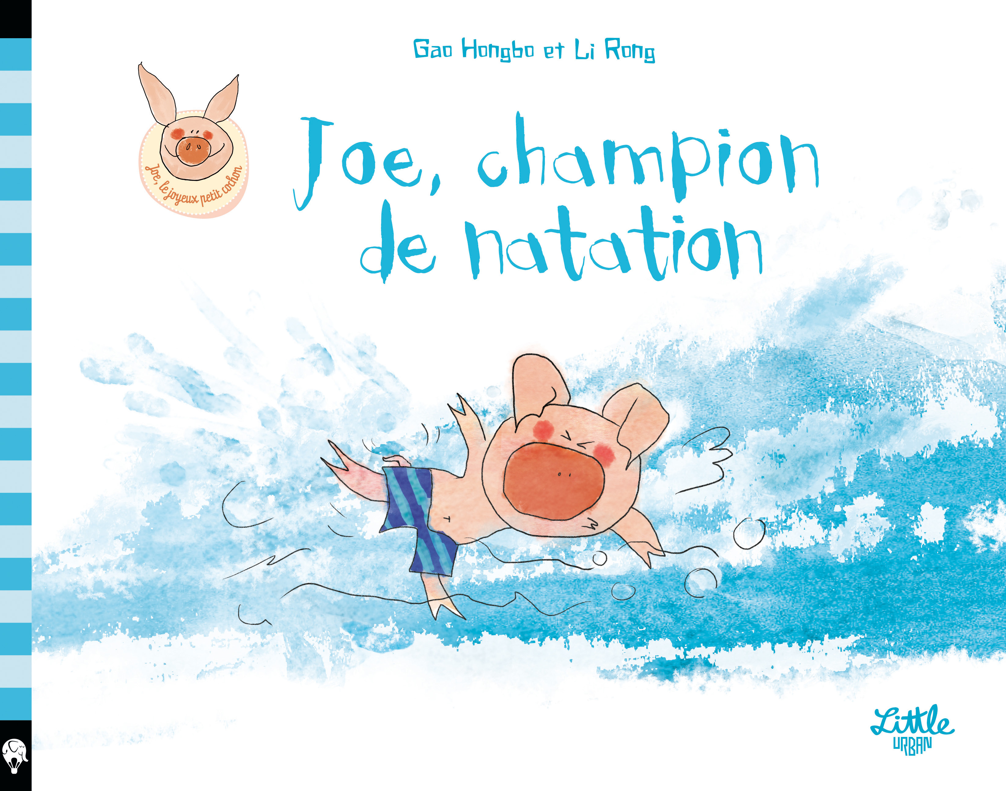 Joe champion de natation