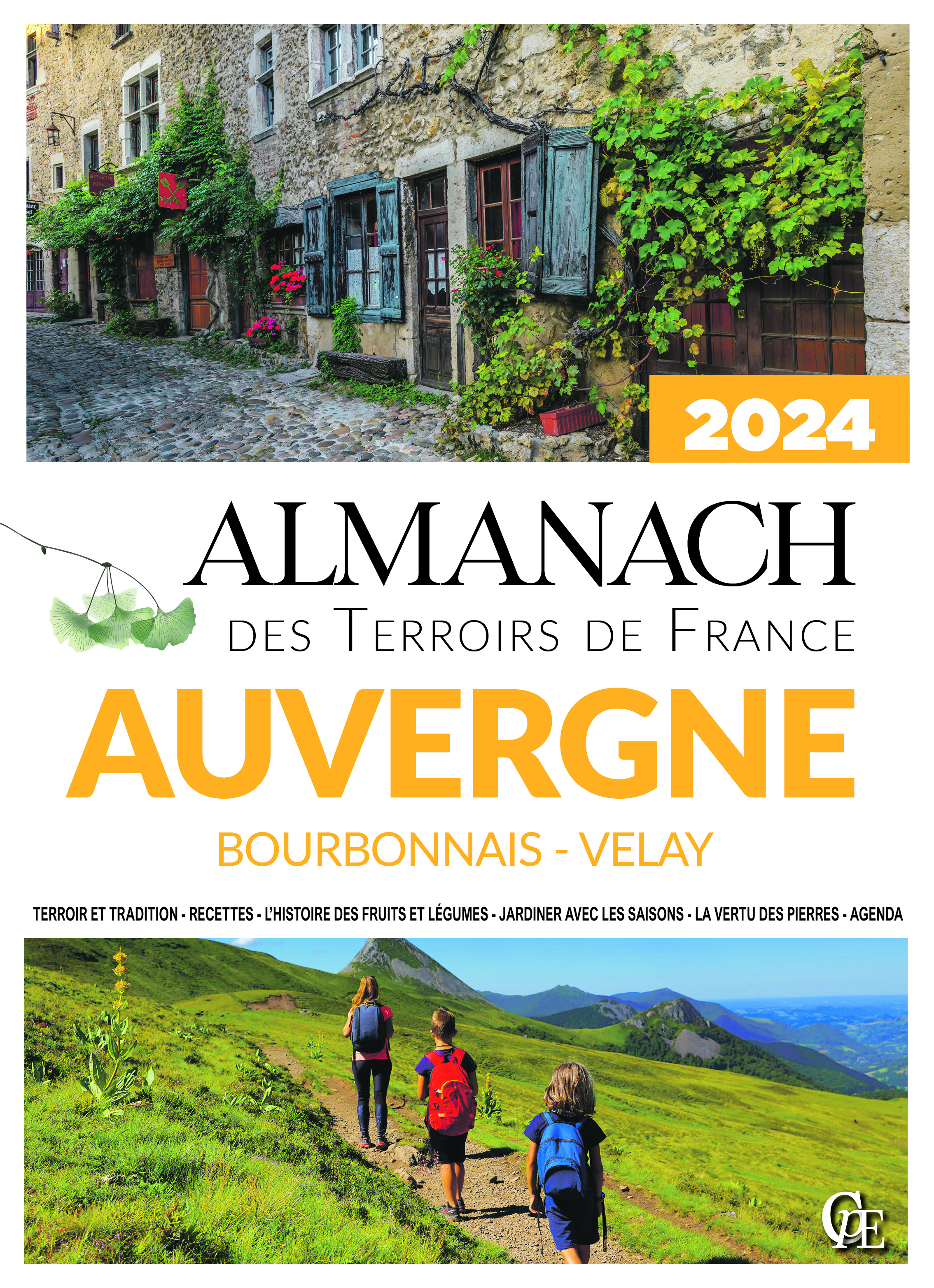 Almanach des Terroirs de France Auvergne Bourbonnais - Velay  2024
