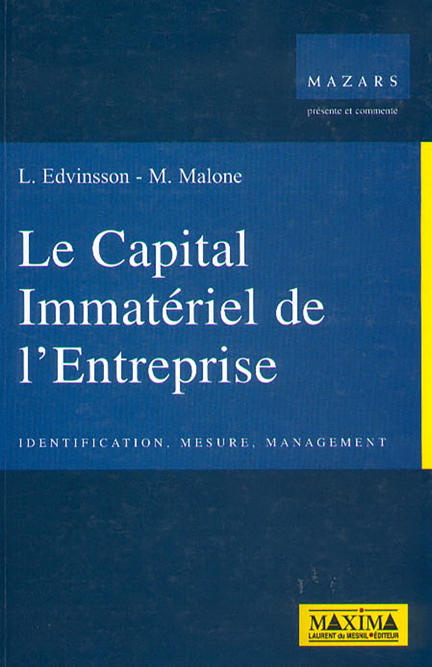 Le capital immatériel de l'entreprise