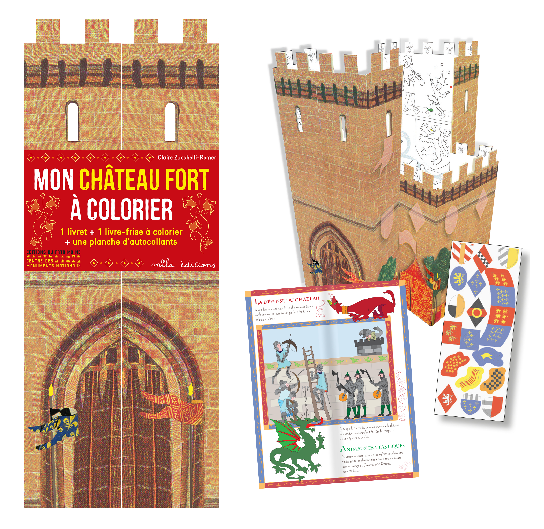 Mon château-fort à colorier