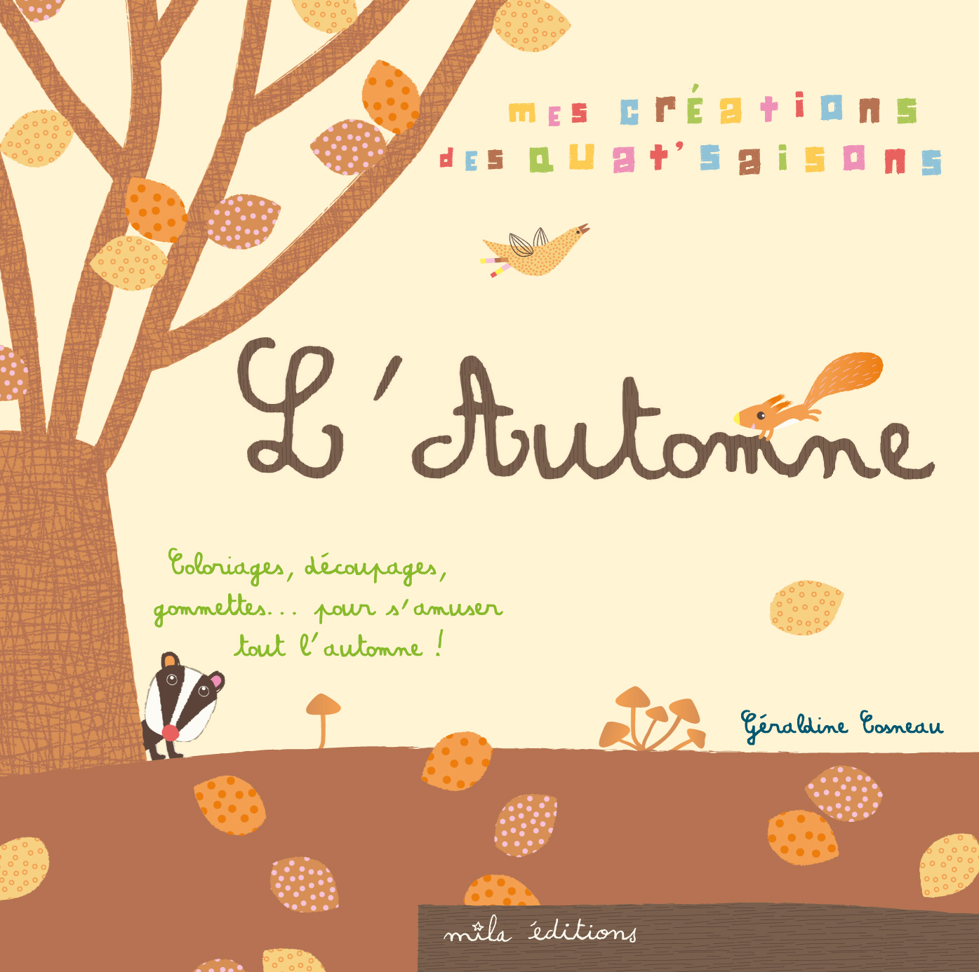 Automne (avec 2 planches de gommettes et des pages à découper)
