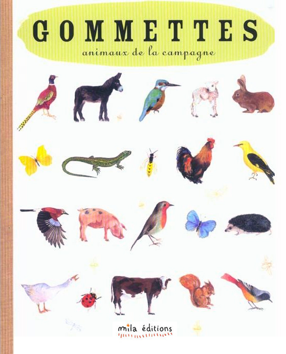 Animaux de la campagne - Gommettes
