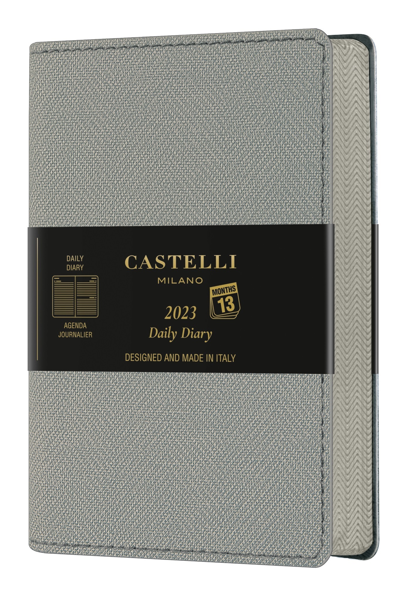 Agenda 2023 journalier poche Harris gris