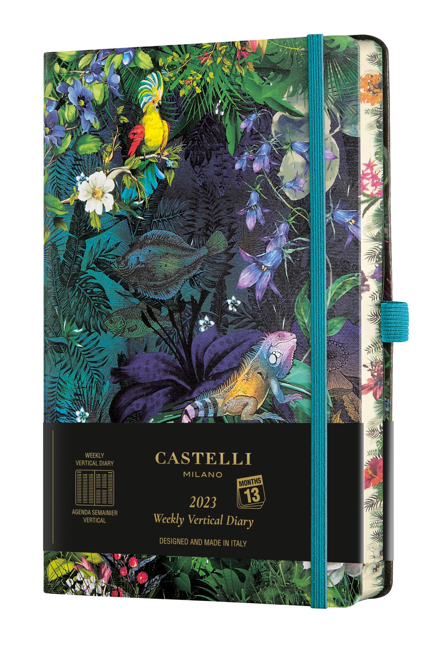 Agenda 2023 semainier vertical grand format Eden Lily