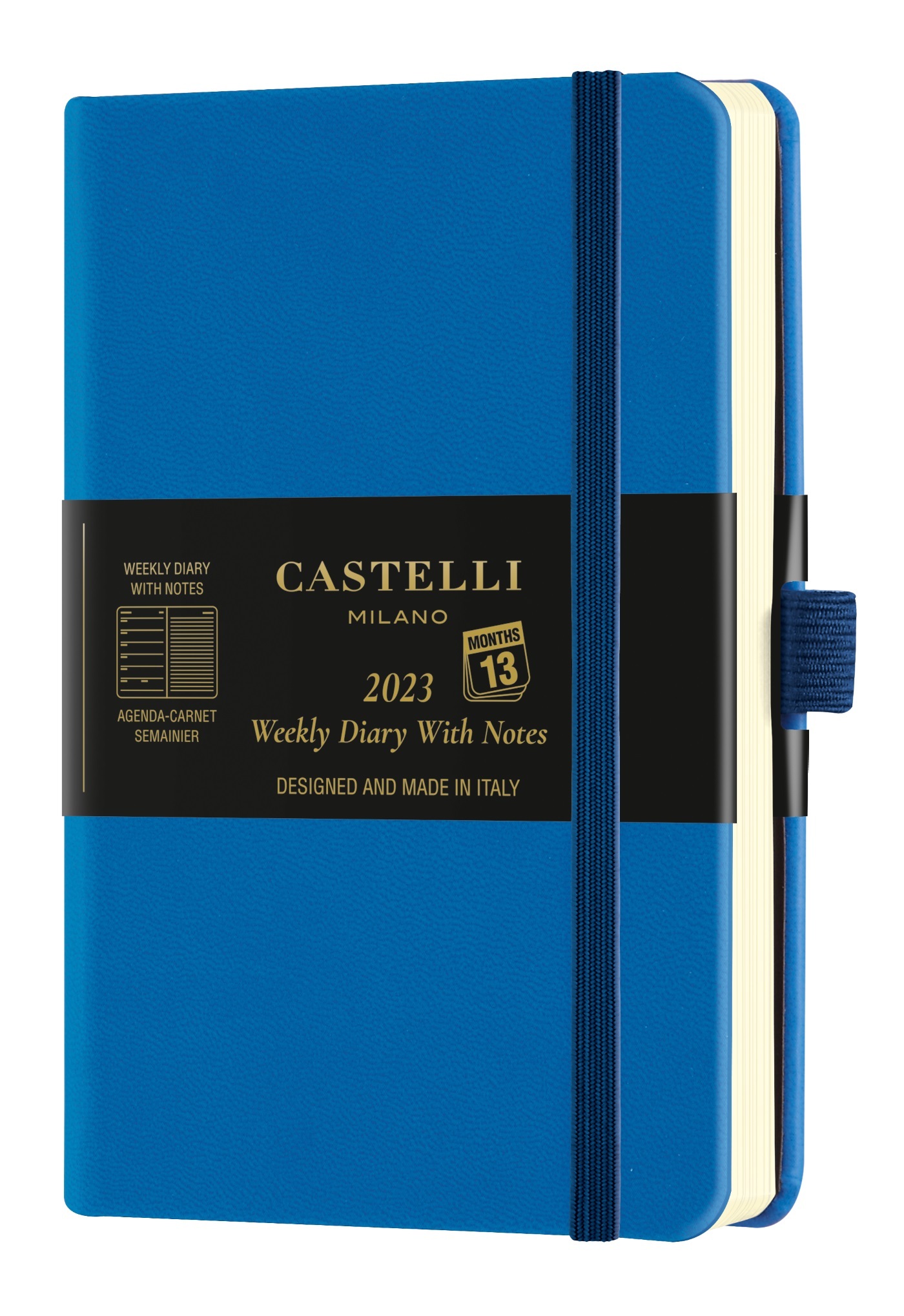 Agenda 2023 semainier poche Aquarela Blue sea