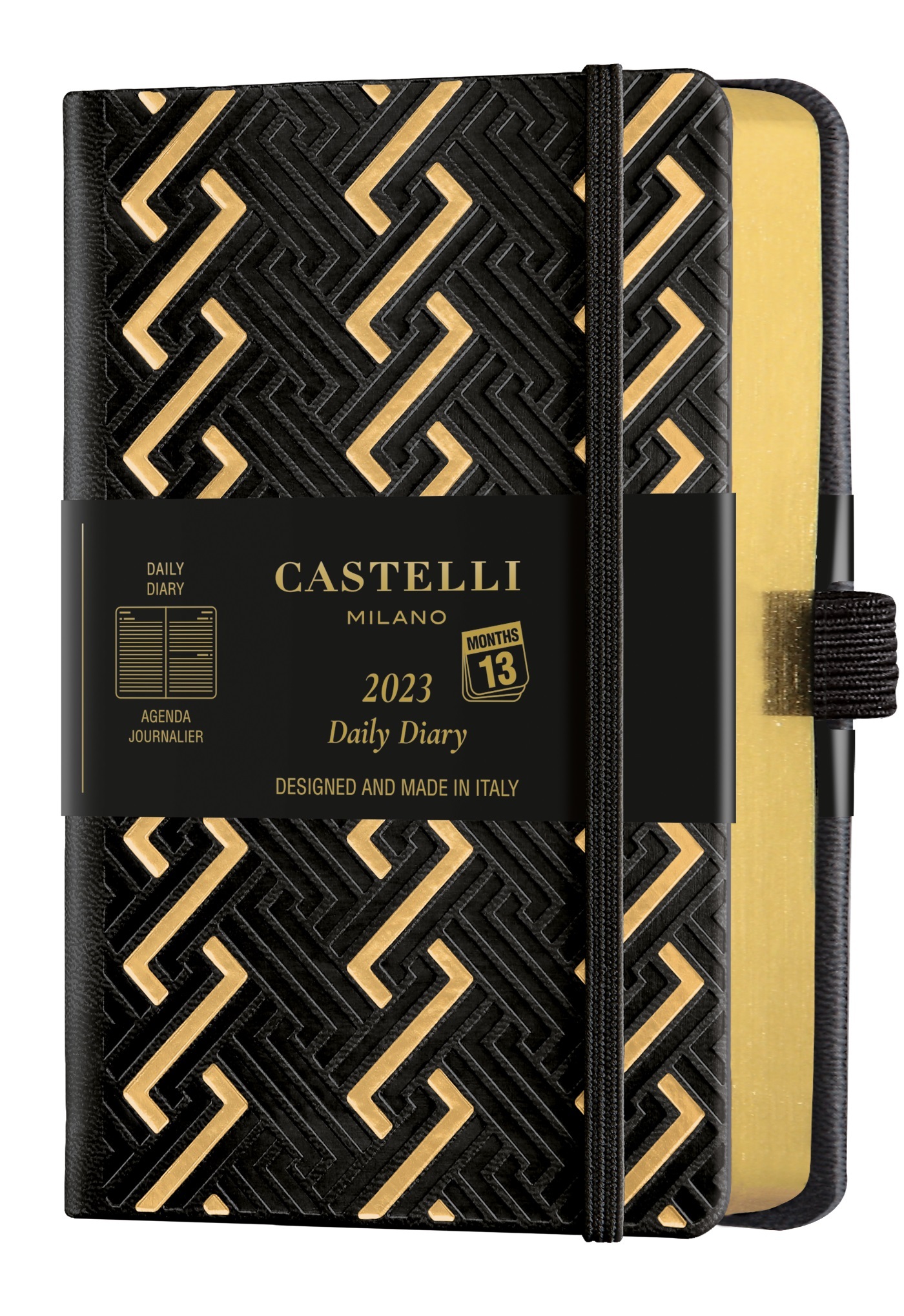 Agenda 2023 journalier poche C&G romans gold