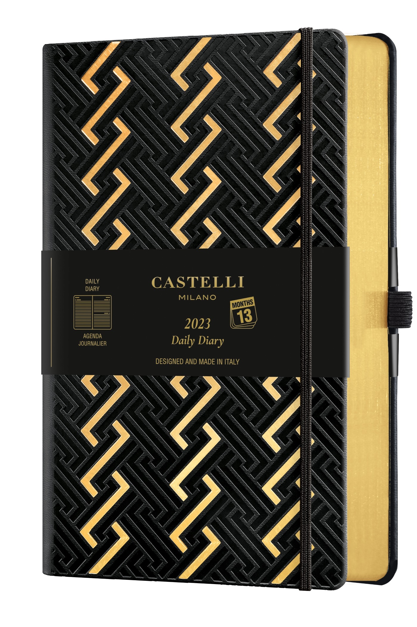 Agenda 2023 journalier grand format C&G romans gold