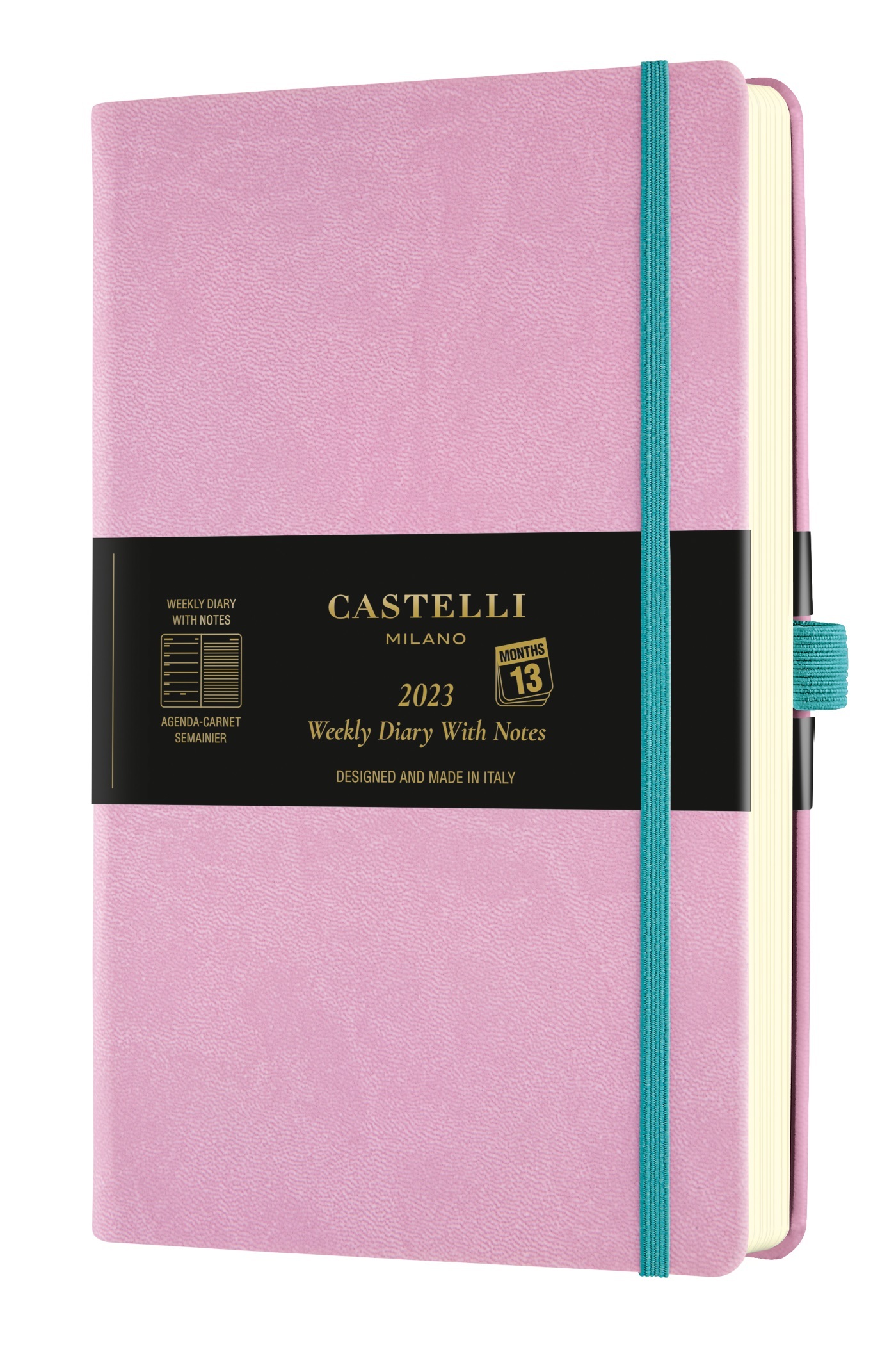Agenda 2023 semainier grand format Aquarela Mallow