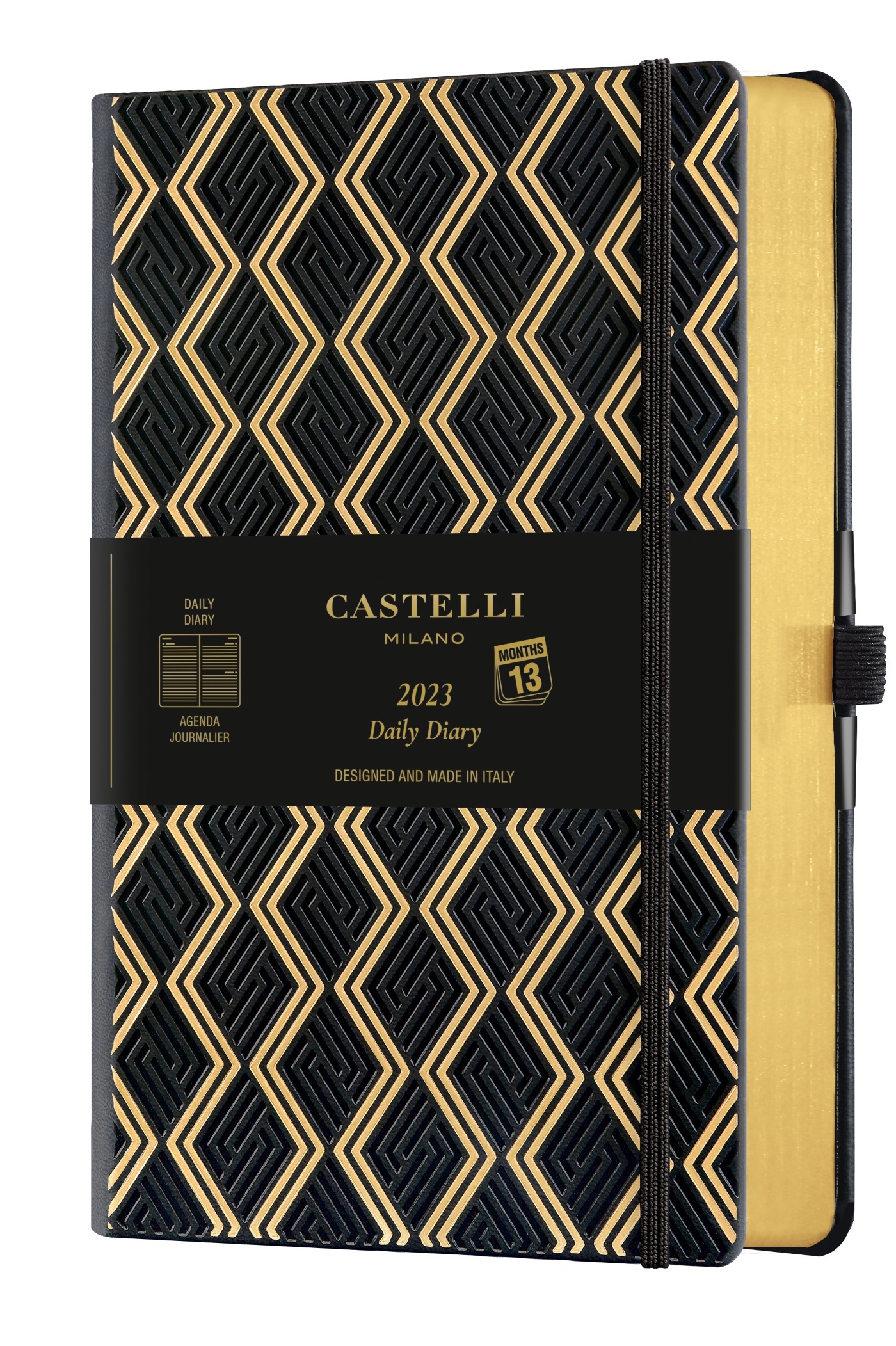 Agenda 2023 journalier grand format C&G greeks gold