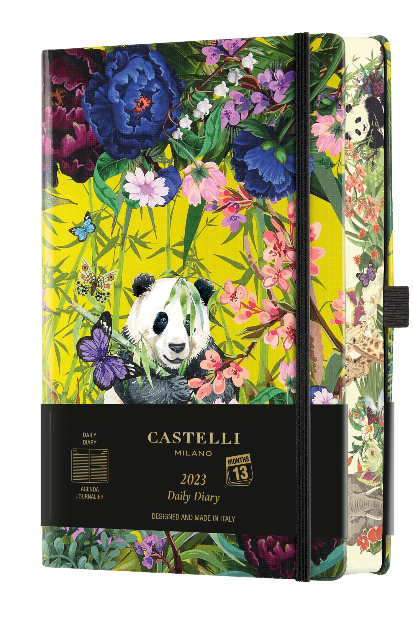 Agenda 2023 journalier grand format Eden Panda