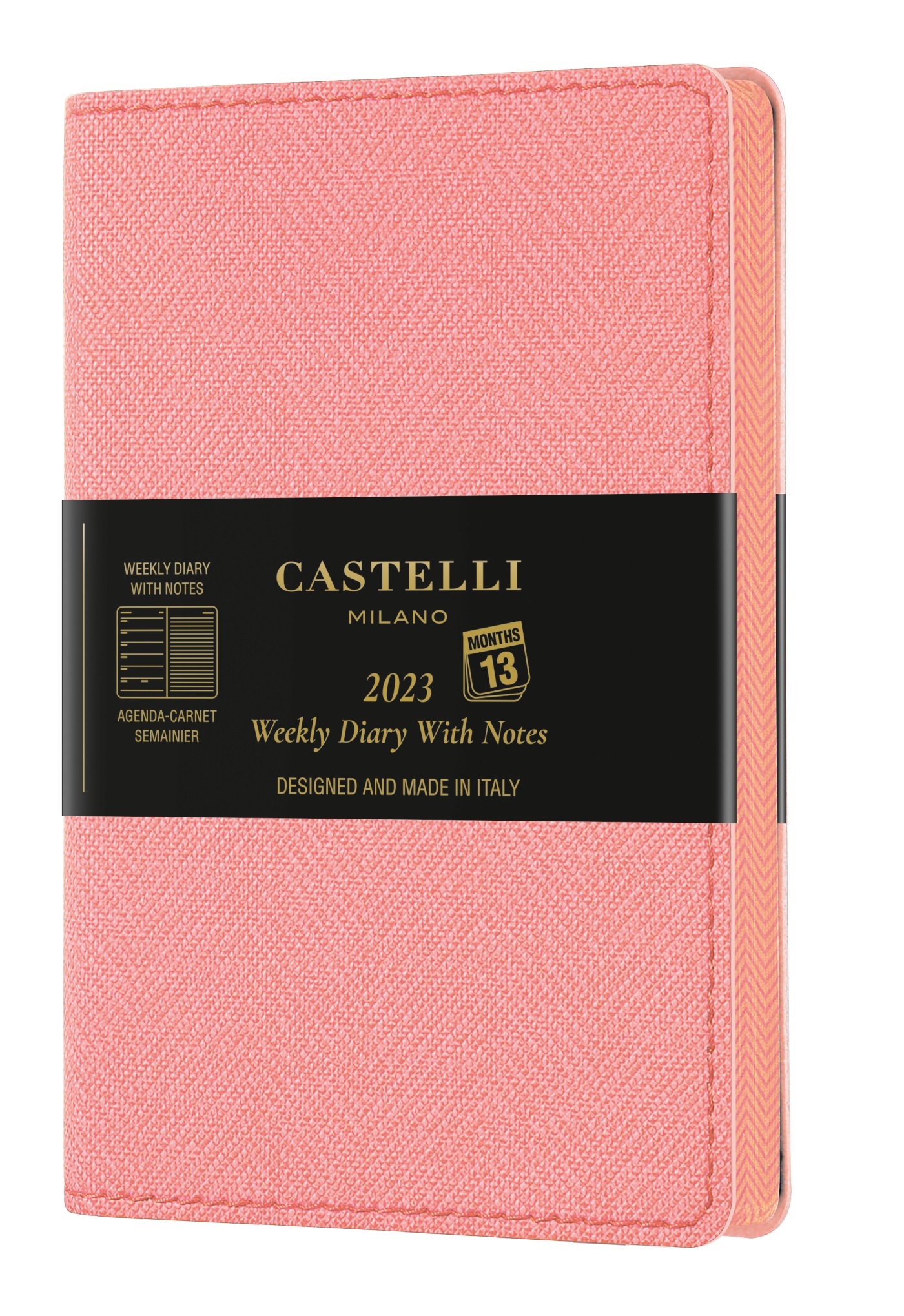 Agenda 2023 semainier poche Harris rose