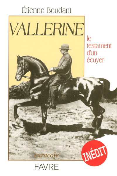 Vallerine le testament d'un écuyer
