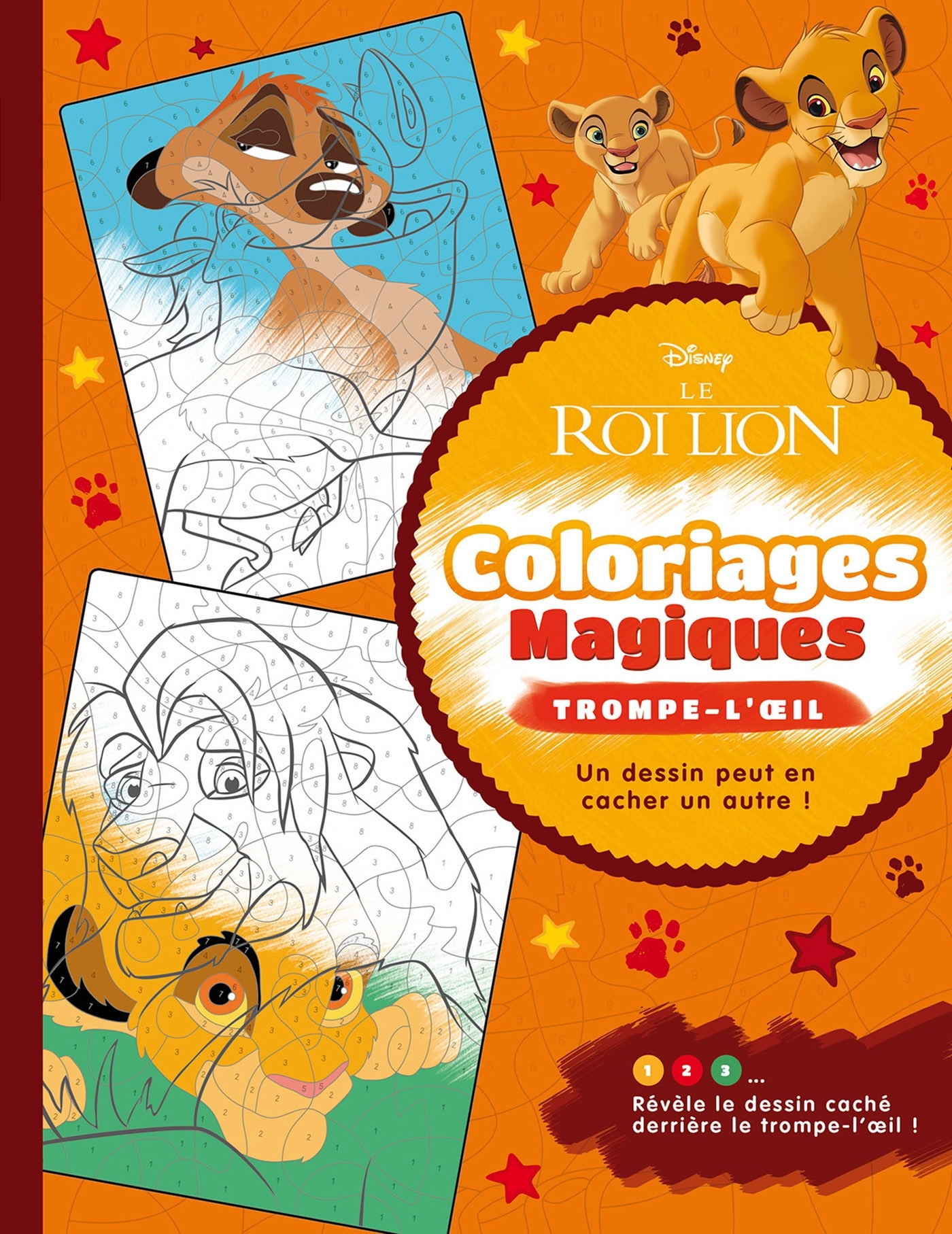 LE ROI LION - Coloriages Magiques - Trompe-l'oeil - Disney