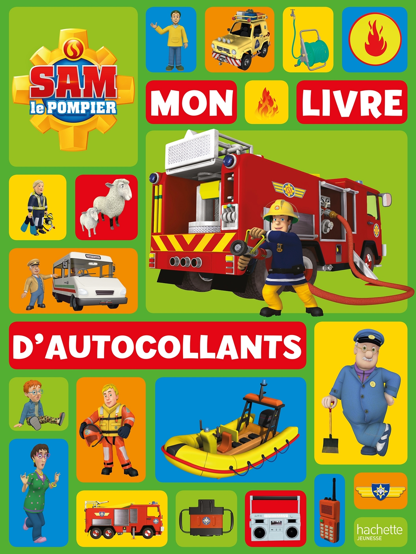 Sam le Pompier - Mon livre d'autocollants NED