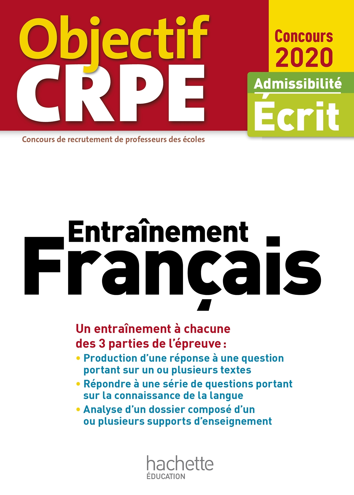 Objectif CRPE Entrainement en français 2020