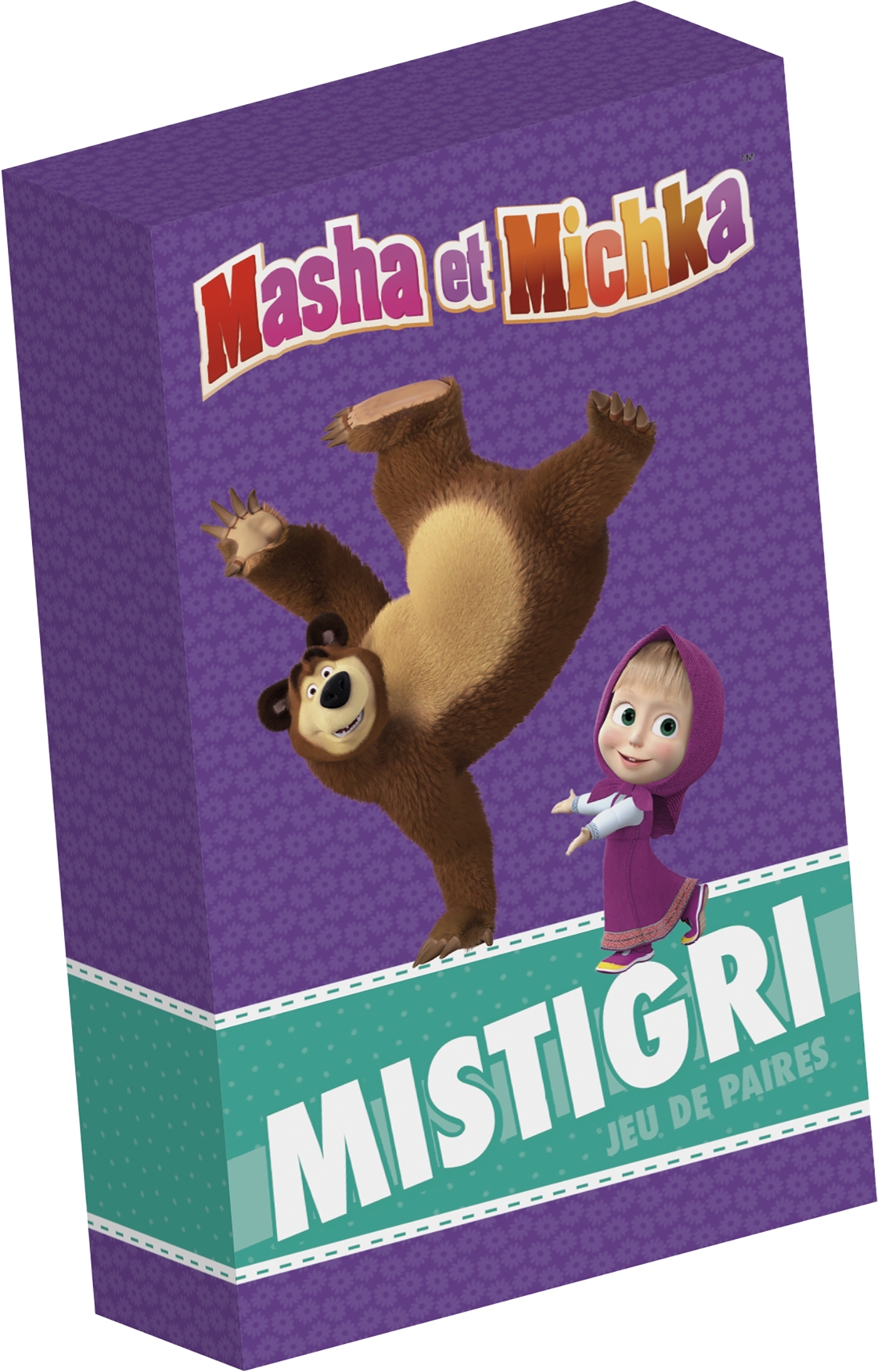 Masha et Michka - Boîte de cartes - Mistigri