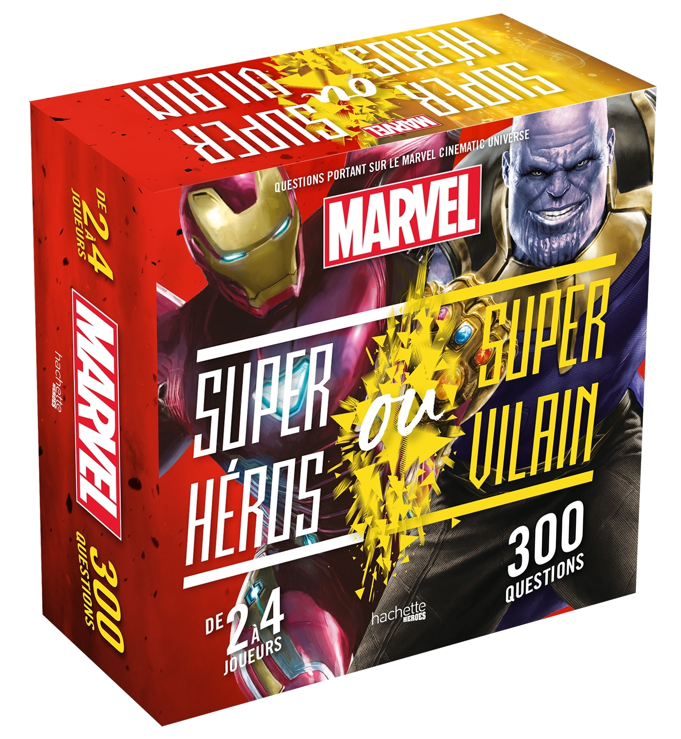 Boîte Super héros ou super vilain Marvel
