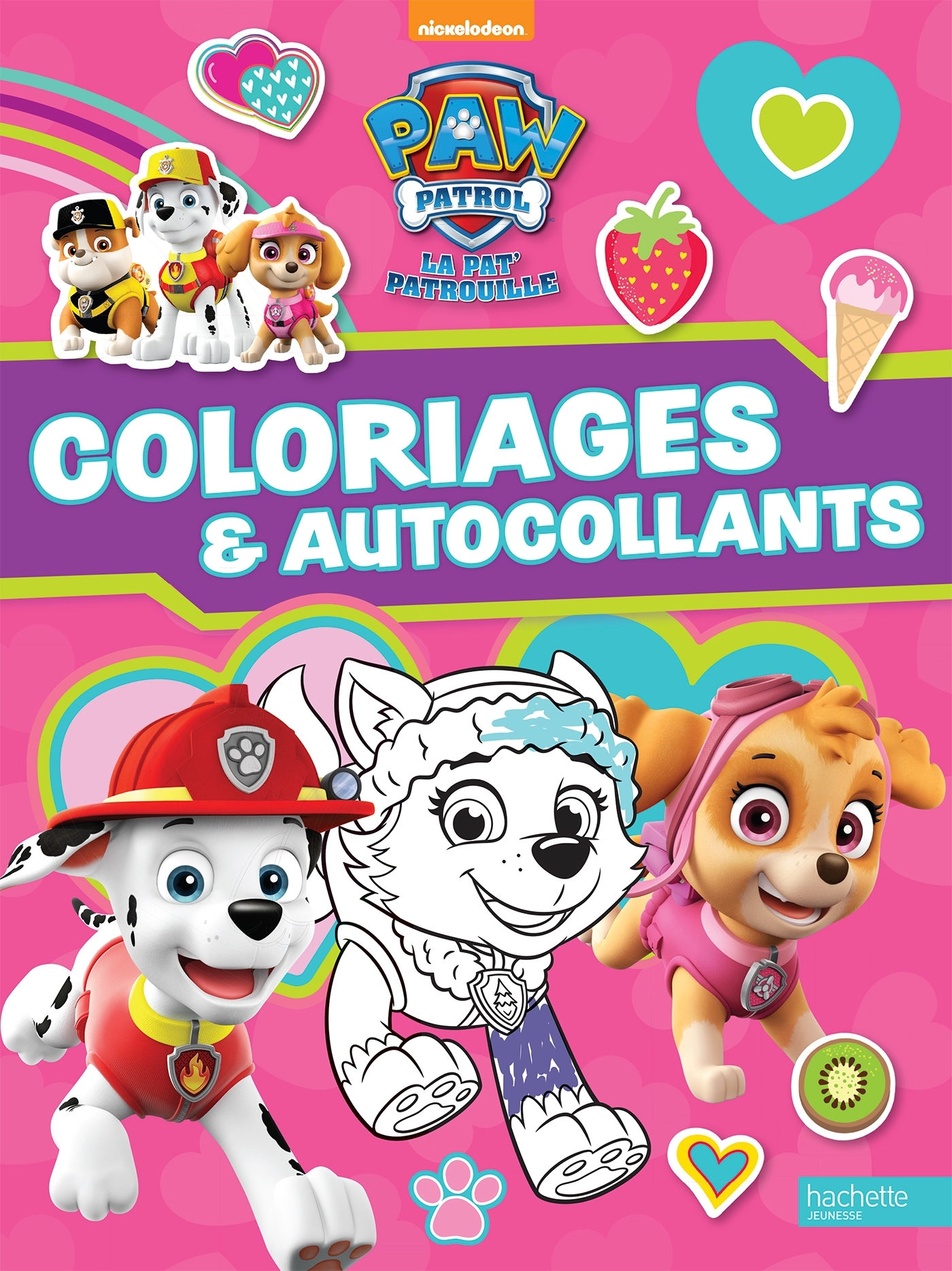 La Pat' Patrouille - Coloriages et autocollants "spécial filles"