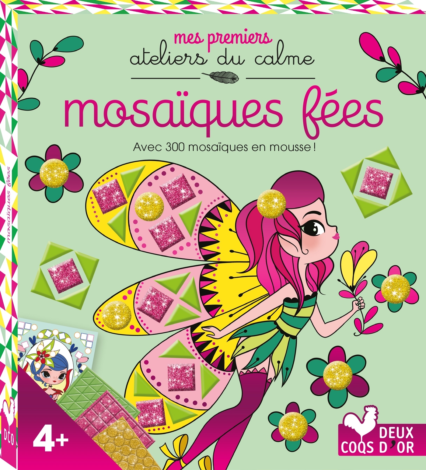 Mosaiques fées - mini boite avec accessoires