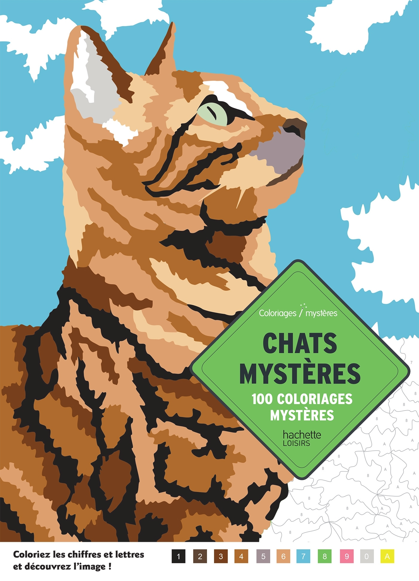 Coloriages mystères - Chats mystères