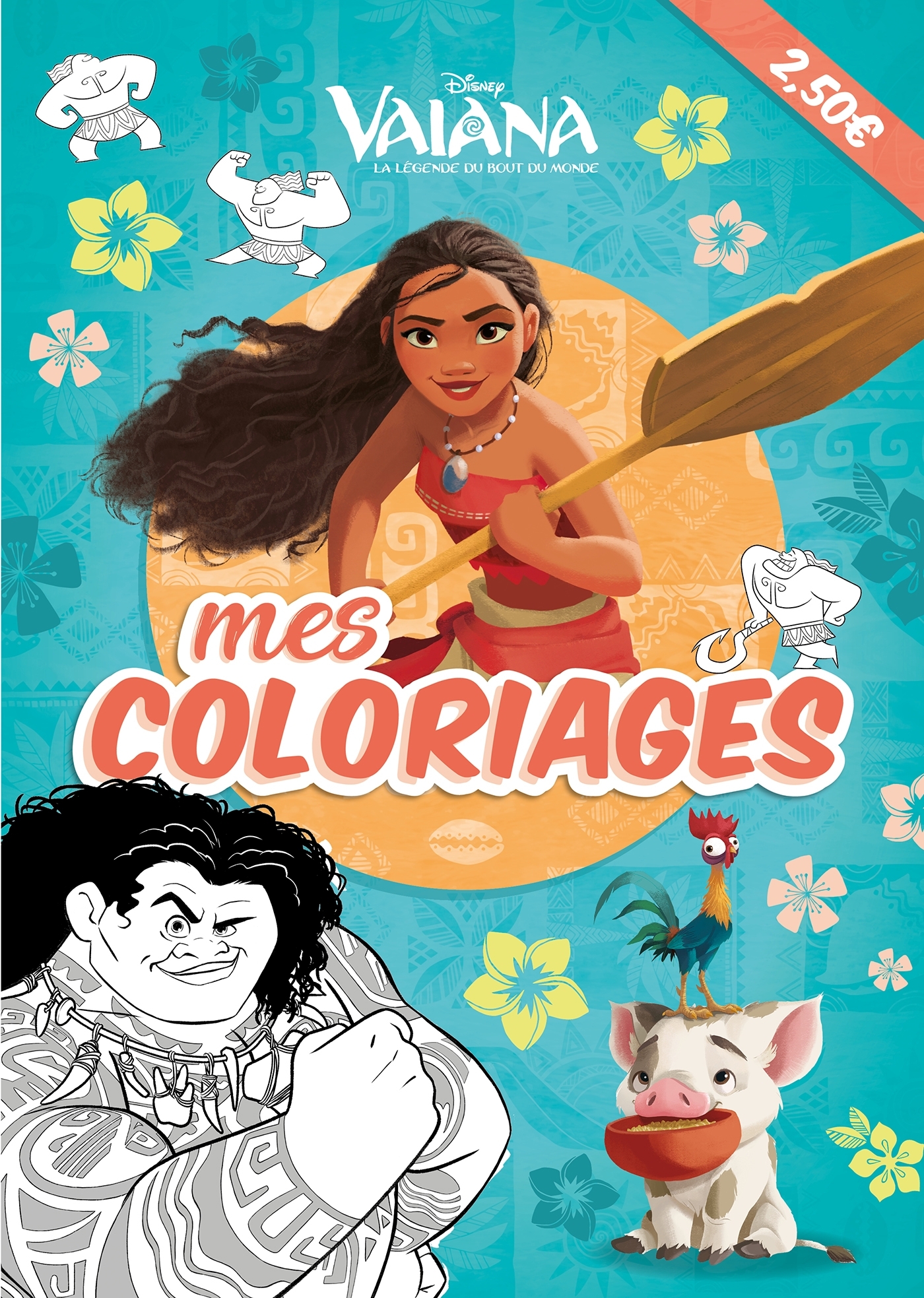 VAIANA - Mes Coloriages - Disney