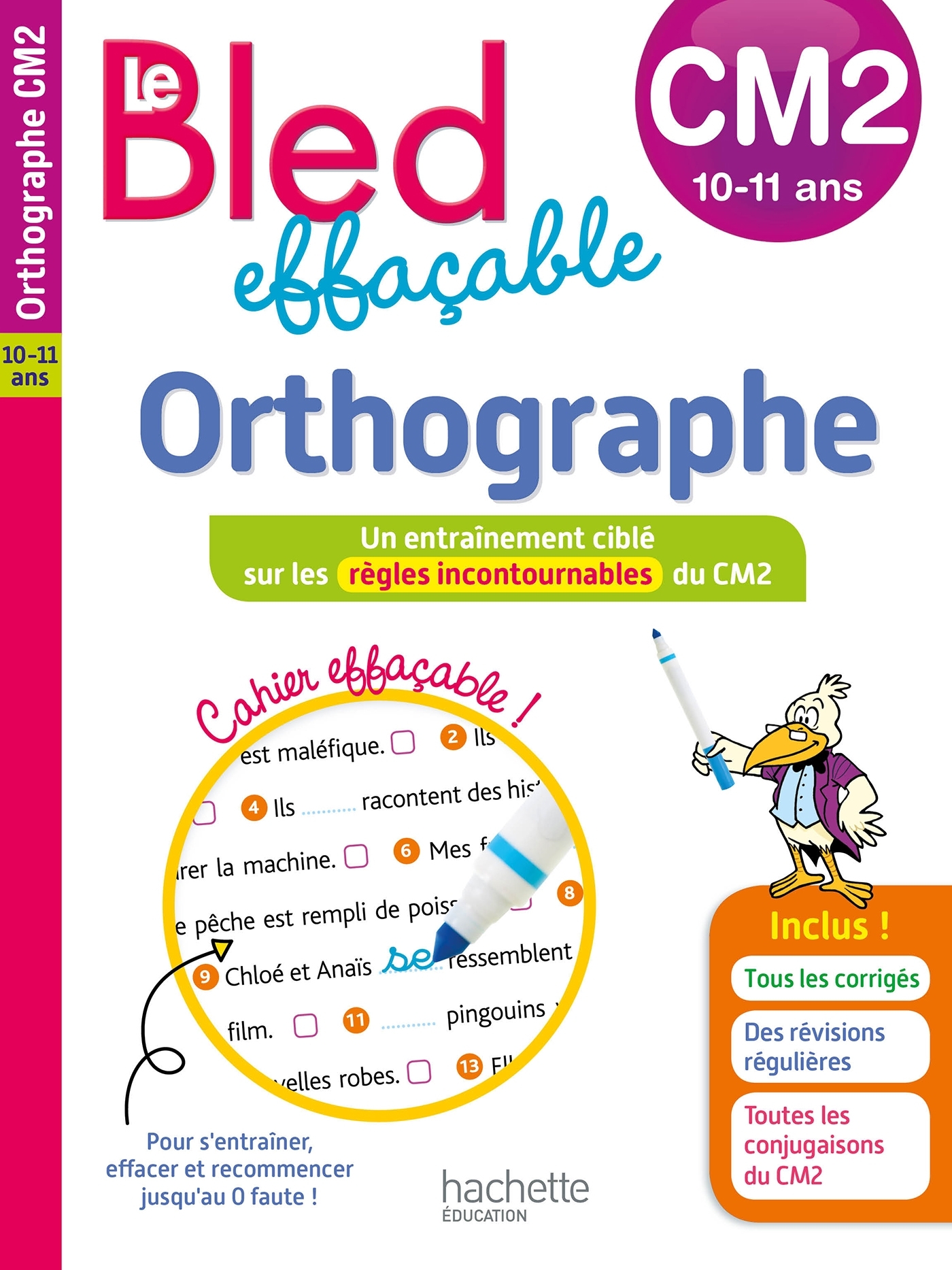 Le BLED Effaçable Orthographe CM2