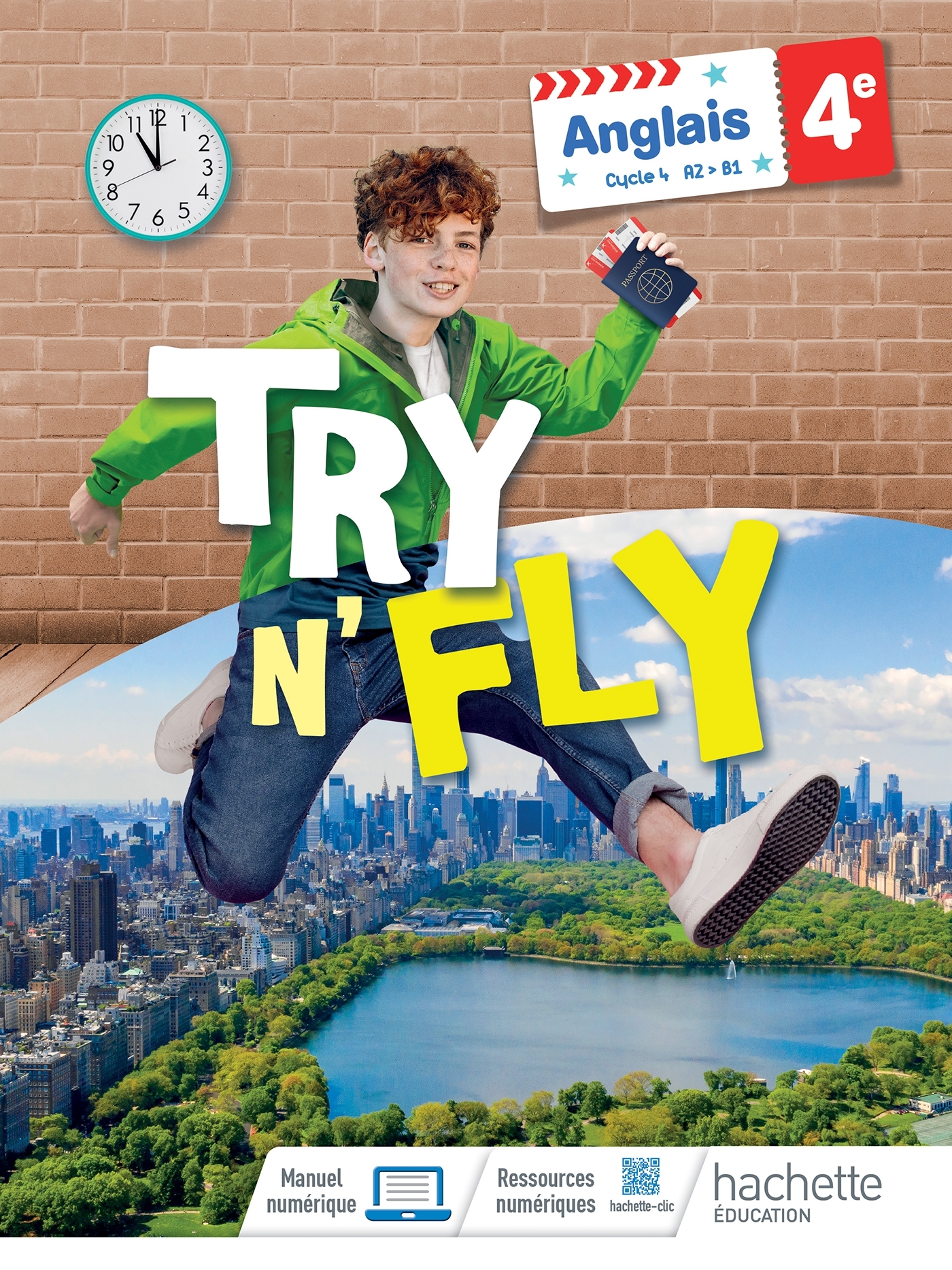 Anglais collège - Try n' Fly cycle 4 4e - Livre élève - Ed. 2022