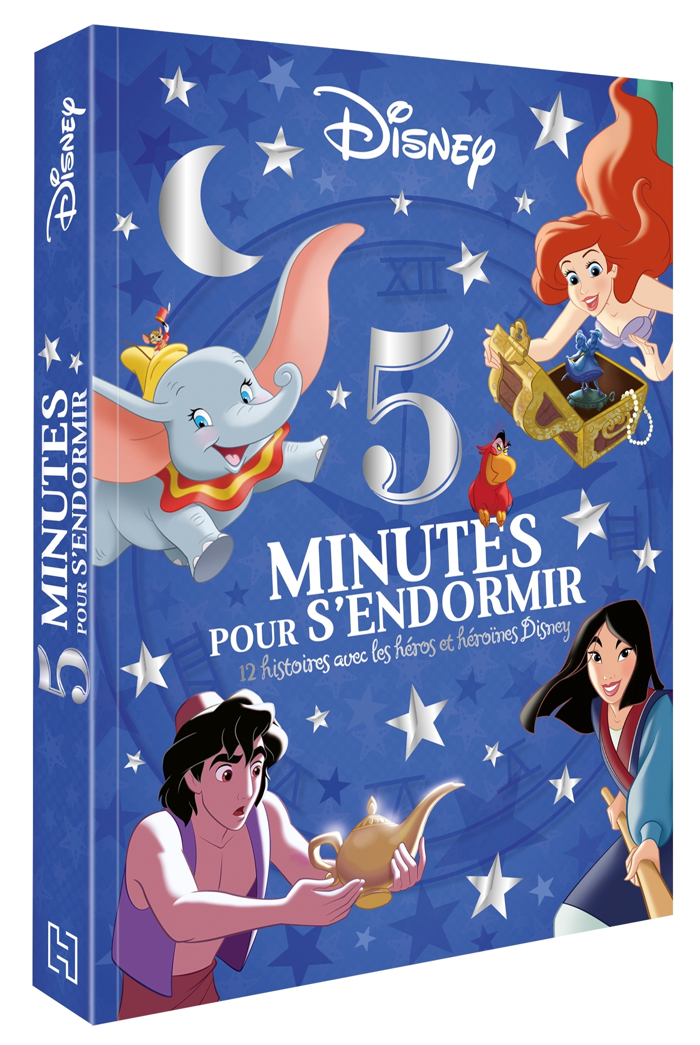 DISNEY - 5 Minutes pour s'endormir - 12 Histoires avec les Héros et Héroïnes Disney