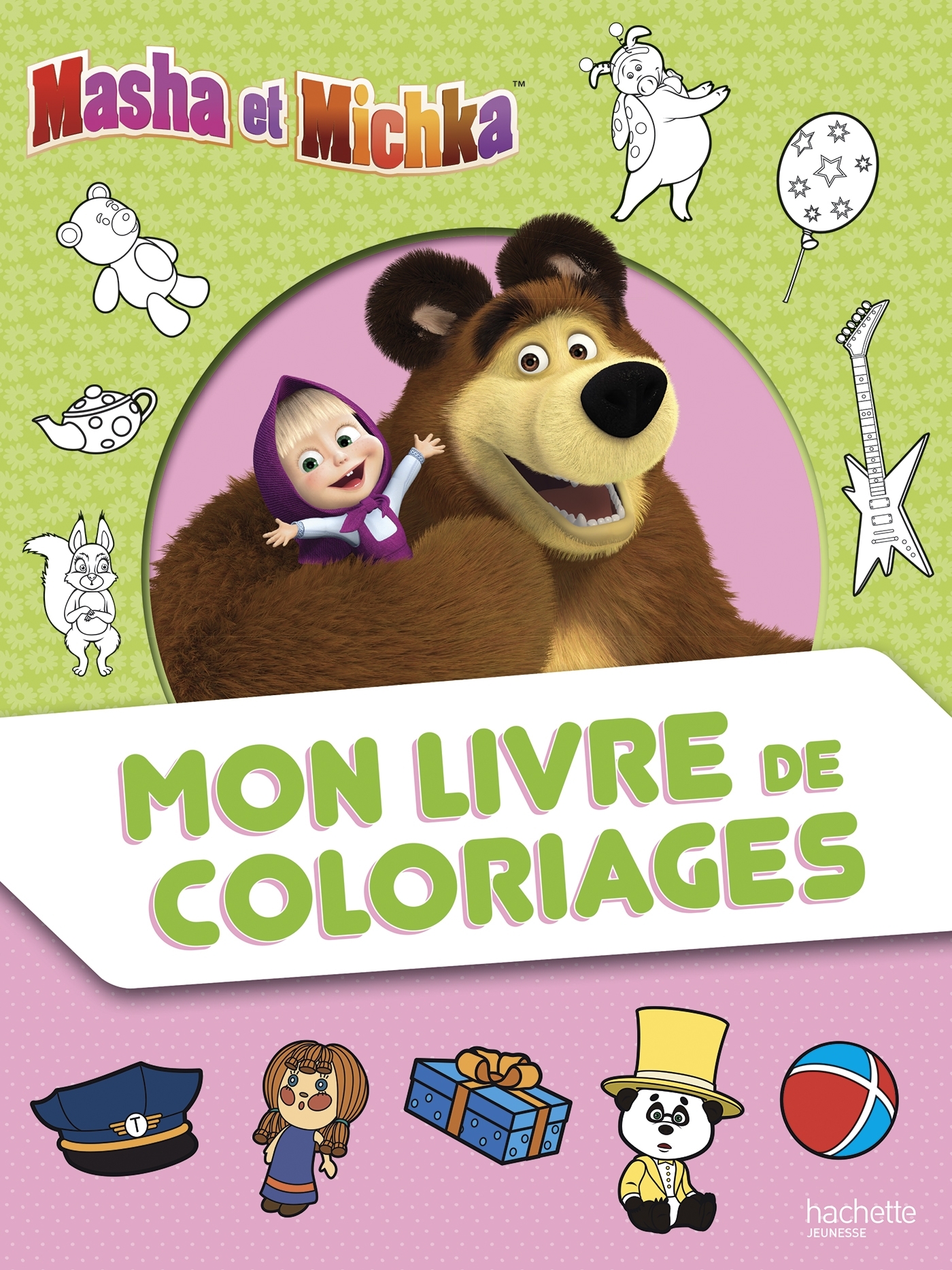Masha et Michka - Mon livre de coloriages