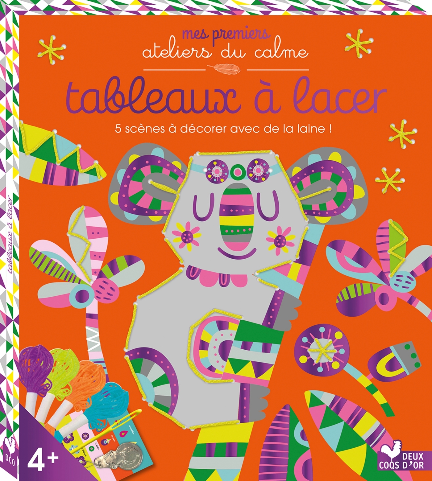 Tableaux à lacer  - boite avec accessoires