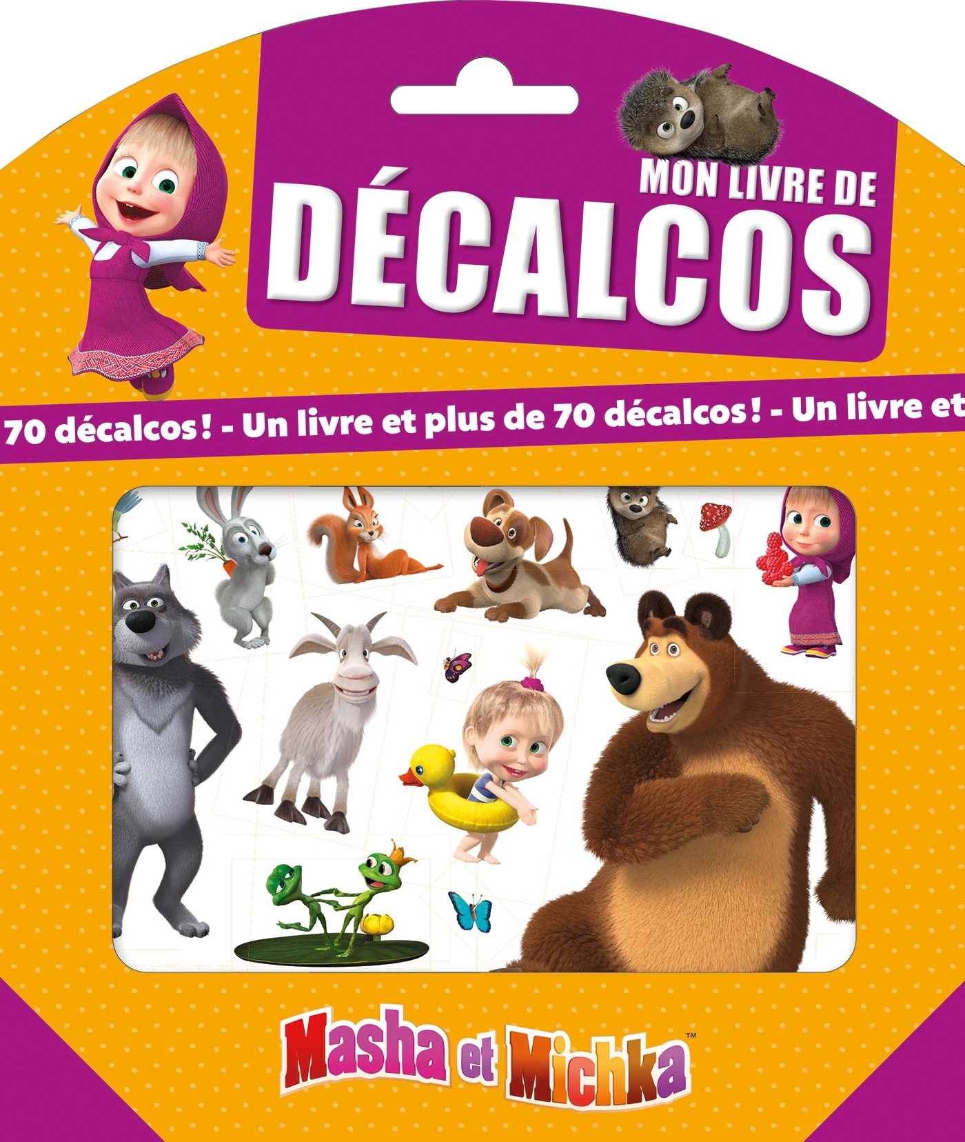 Masha et Michka - Mon livre de décalcos