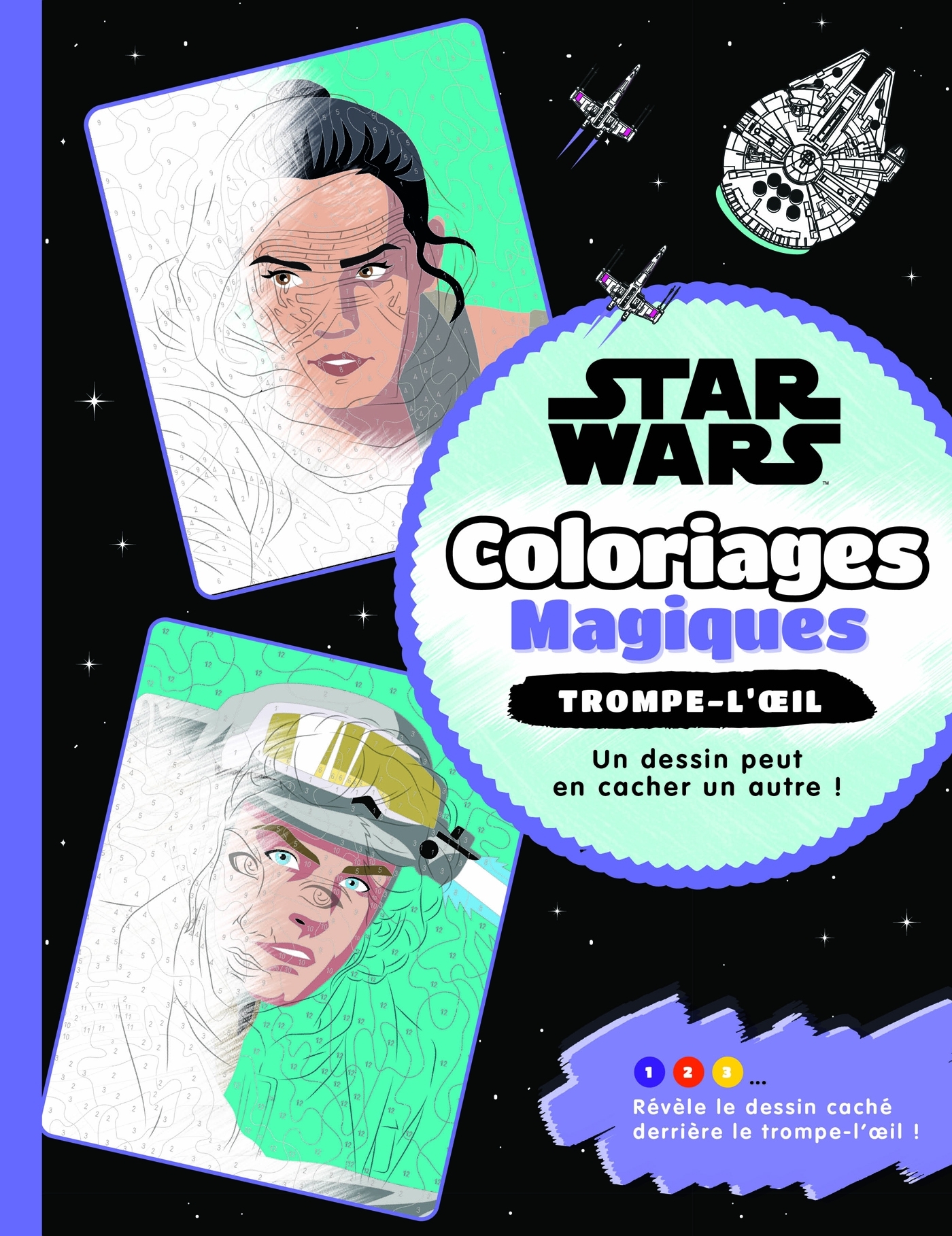 STAR WARS - Coloriages Magiques - Trompe l'oeil