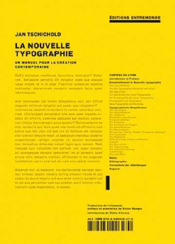 Nouvelle typographie (La)