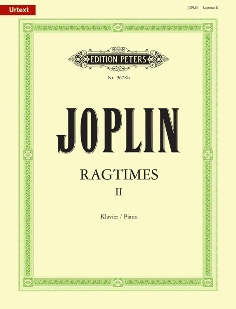 SCOTT JOPLIN : RAGTIMES 2 - PIANO