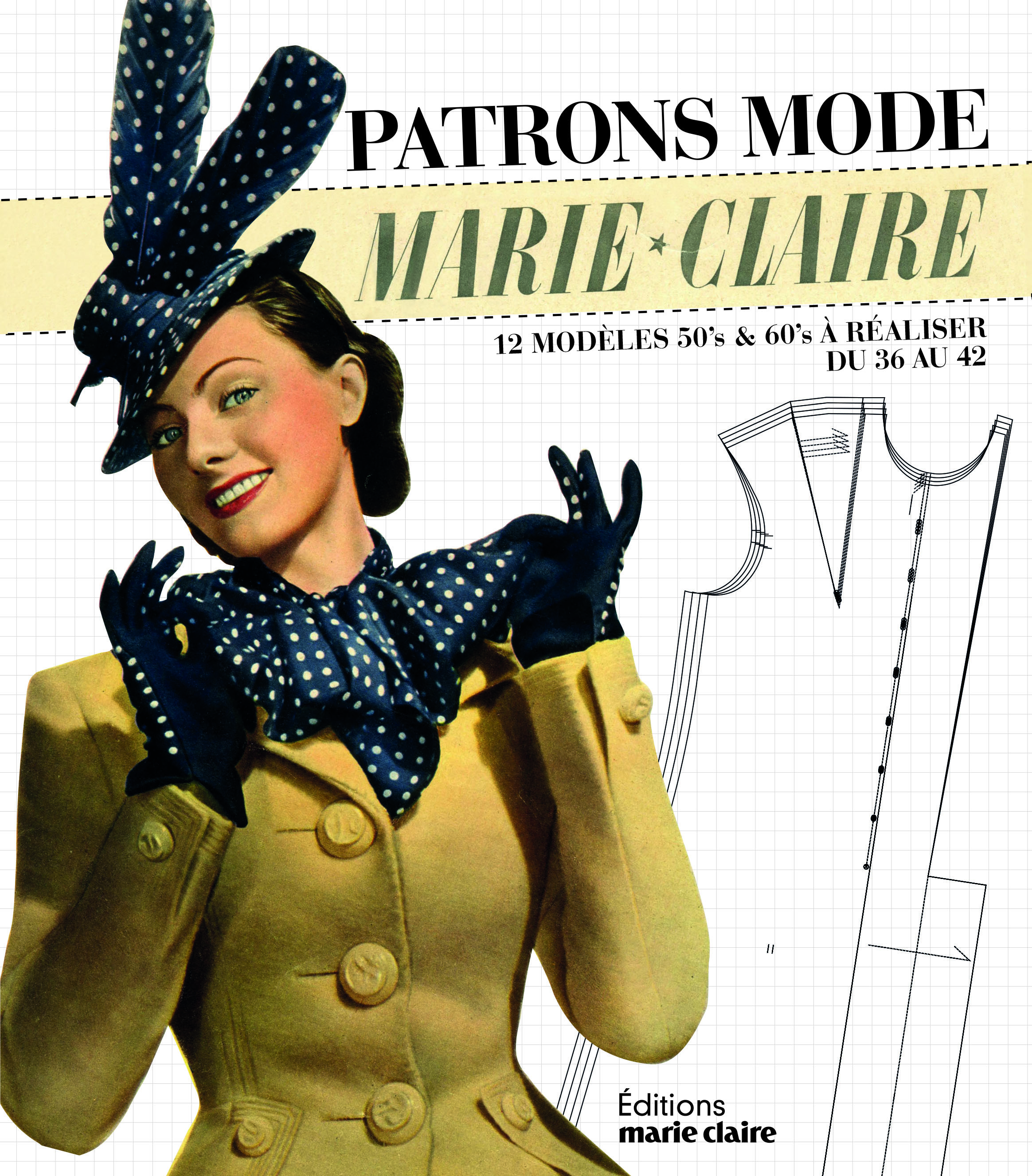 Patrons mode Marie Claire 50/60's