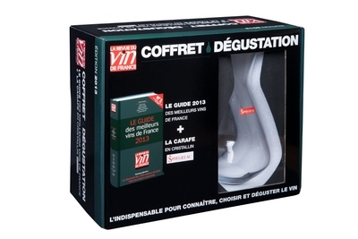 Coffret dégustation RVF : 1 guide vert 2013 + 1 carafe de la marque Spiegelau
