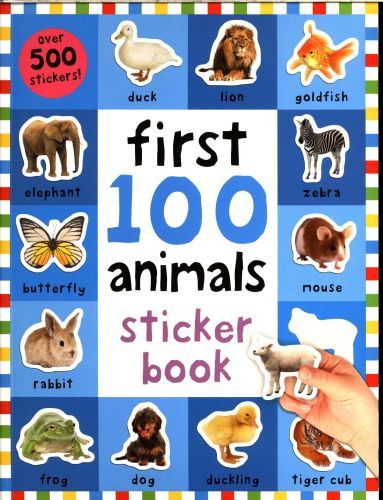 First 100 Animals Sticker Book
