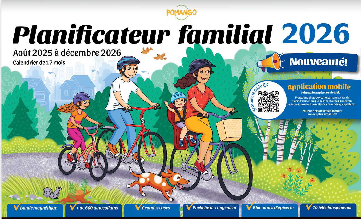 Planificateur familial 2026 - 17 mois